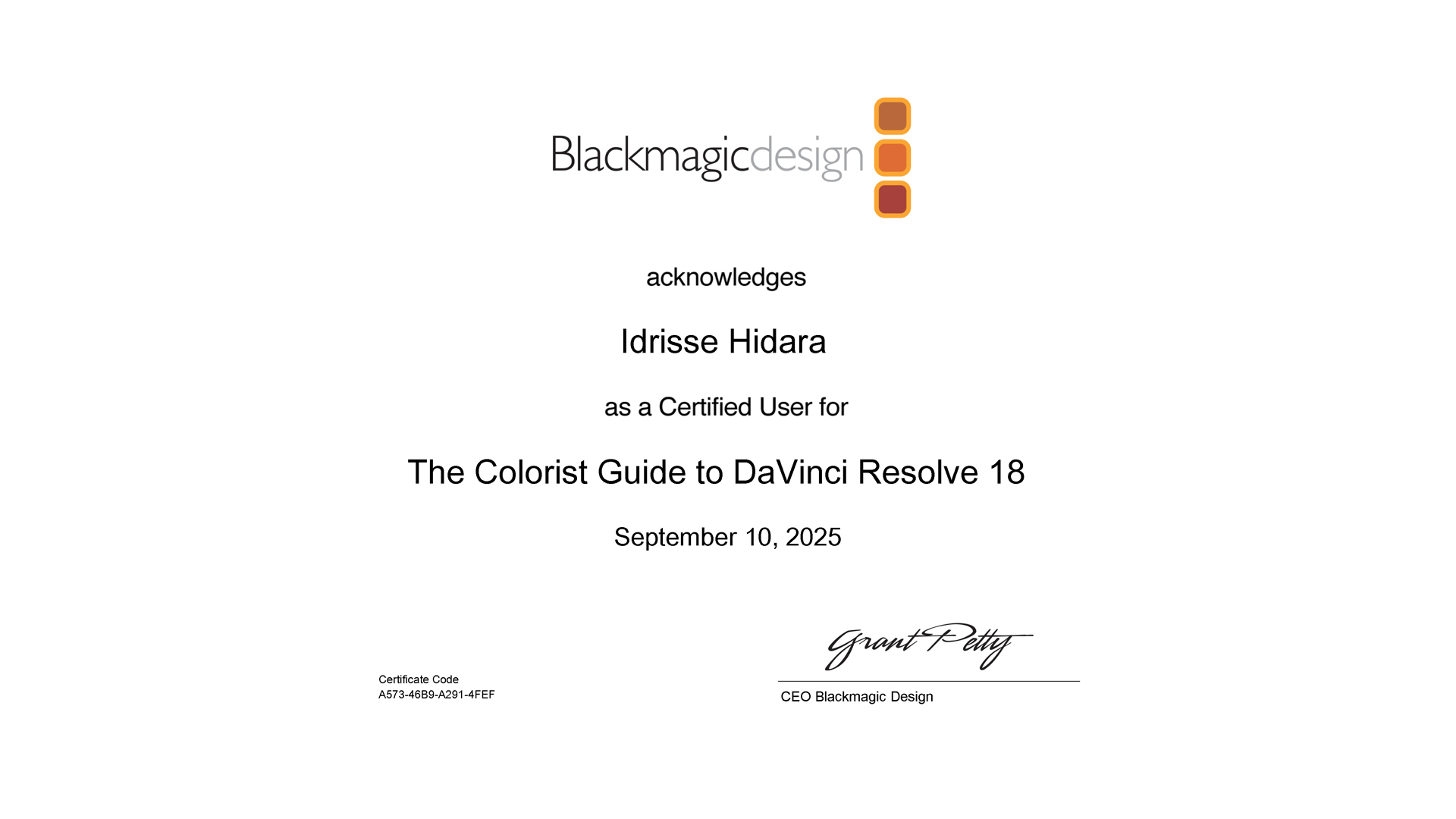 COLOR18-EN-ENDUSER_CertLetter_20250910_095502_HidaraIdrisse